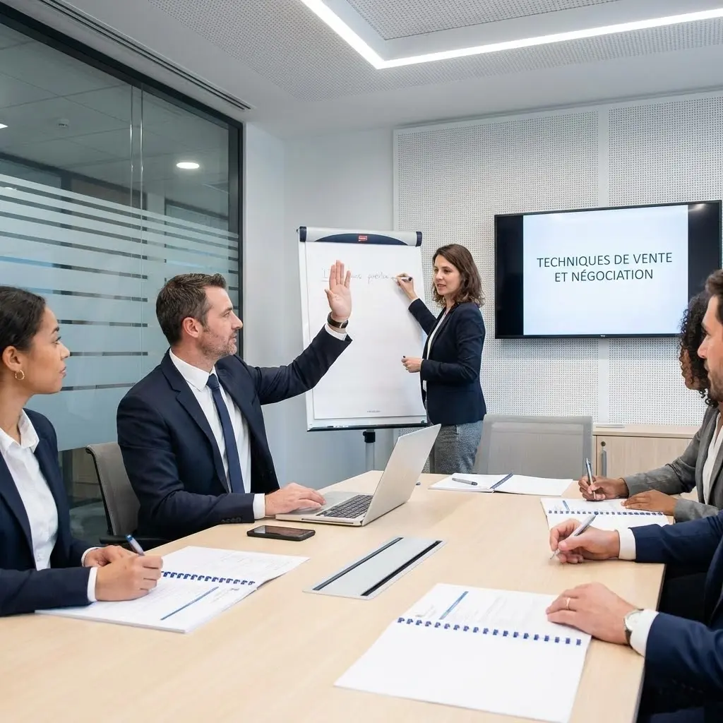 [image : agent commercial en formation professionnelle]