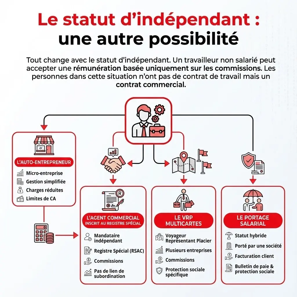 [image : schéma des différents statuts]