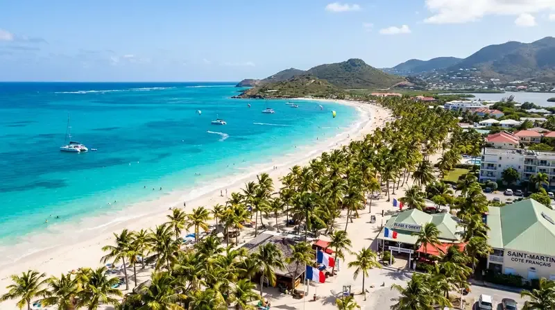 Beach clubs à Orient Bay