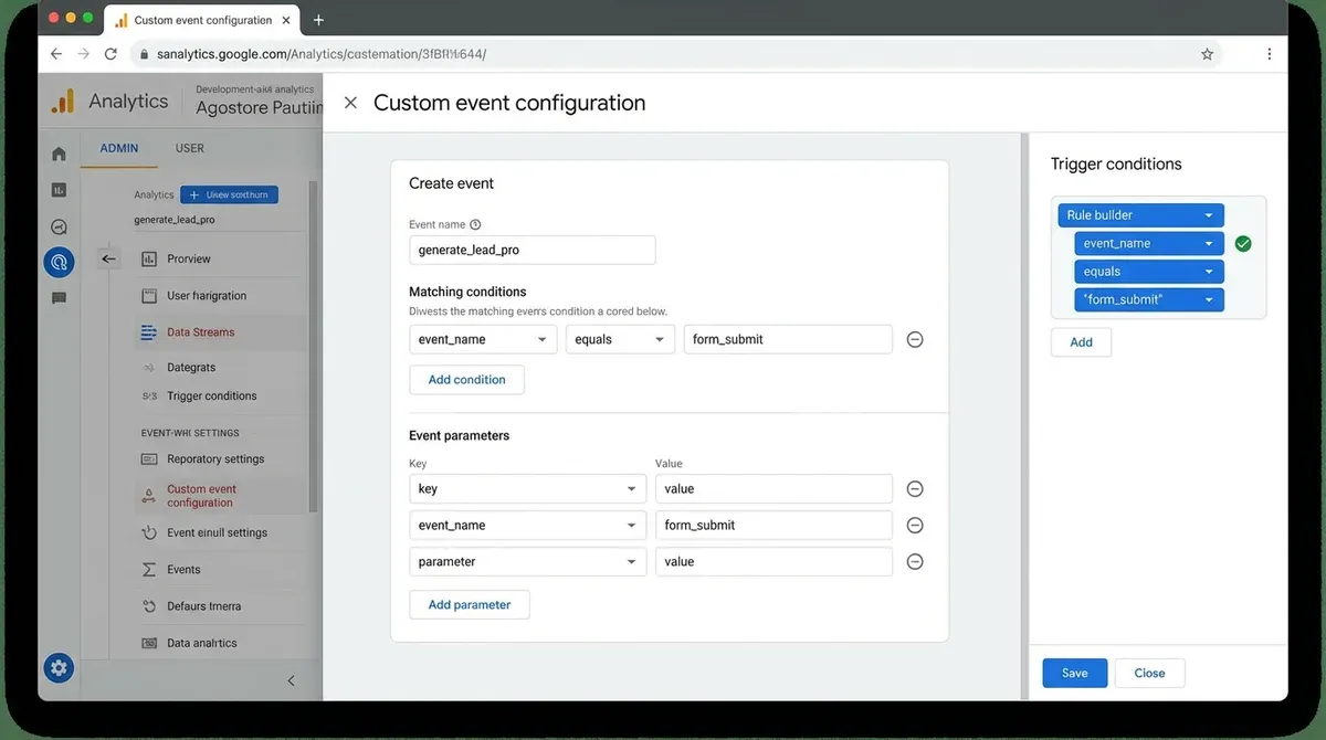 Configuration du flux de données dans l'interface Google Analytics 4