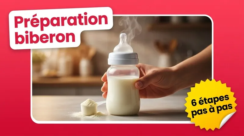 Préparation biberon : étapes, dosage et conservation pas à pas