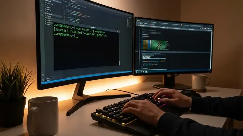 Installation OpenClaw via terminal