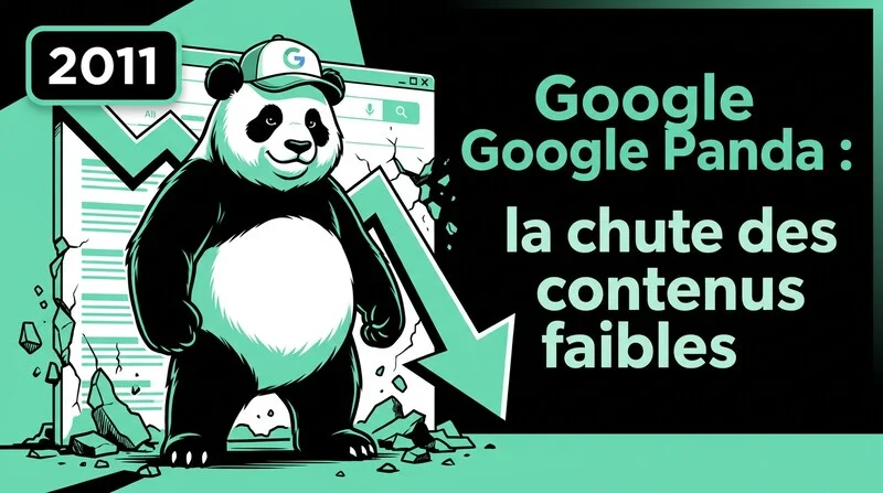 Google Panda : impact de l'algorithme anti-contenu de faible qualité (2011)