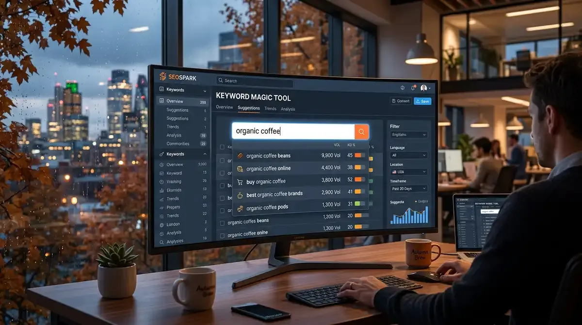 Keyword Magic Tool Semrush interface